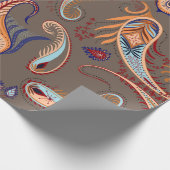 Elegant patroon. Paisley illustratie. Cadeaupapier (Hoek)