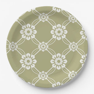 Elegant  Patroon Papieren Bordje