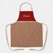 Elegant patroon Sjabloon Apron Schort (Voorkant)