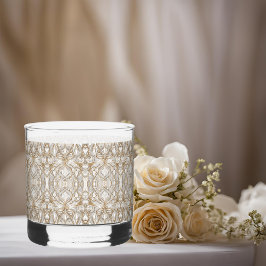 Elegant patroon  whisky glas
