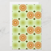 Elegant Patroonpapier Briefpapier (Voorkant / Achterkant)