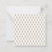 Elegant Pattern Angel Fish Gift Enclosure-kaarten Notitiekaartje (Achterkant)