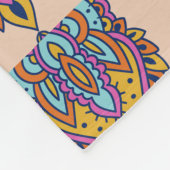 Elegant pattern fleece throw blanket (Hoek)