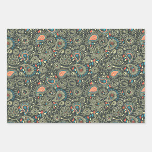 Elegant Pattern Inpakpapier Vel