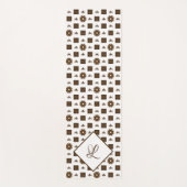 Elegant Pattern Monogram Yoga Mat (Voorkant)