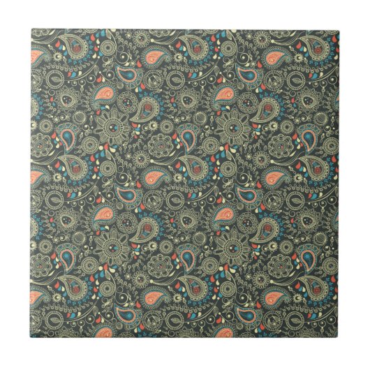 Elegant Pattern Tegeltje (Voorkant)