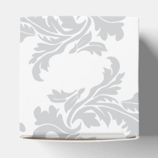 Elegant Pattern & Wax Seal Wedding Bedankdoosjes (Bovenkant)