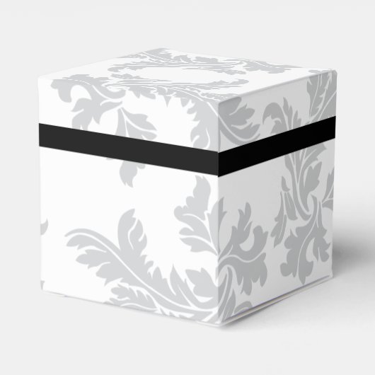 Elegant Pattern & Wax Seal Wedding Bedankdoosjes (Achterkant)