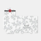 Elegant Pattern & Wax Seal Wedding Bedankdoosjes (Uitgevouwen)