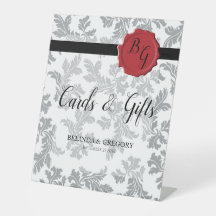 Elegant Pattern- & Wax Seal Wedding Cards