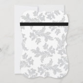 Elegant Pattern & Wax Seal Wedding Invitations Kaart (Achterkant)