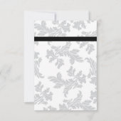 Elegant Pattern & Wax Seal Wedding RSVP Kaarten (Achterkant)