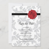 Elegant Pattern & Wax Seal Wedding