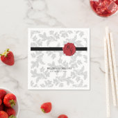 Elegant Pattern & Wax Seal Wedding Servet (Insitu)