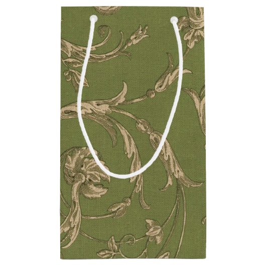 Elegant  Pattern Wedding Favor Klein Cadeauzakje (Achterkant)