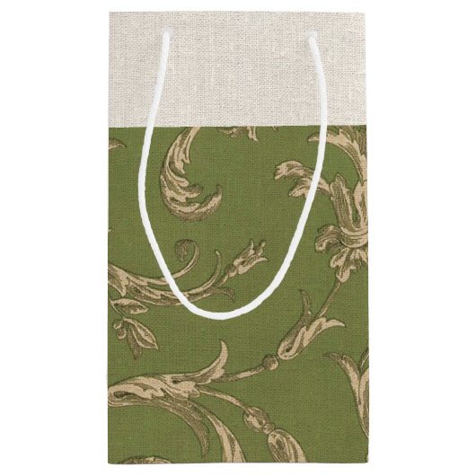 Elegant  Pattern Wedding Favor Klein Cadeauzakje (Achterkant)