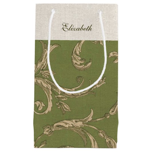 Elegant  Pattern Wedding Favor Klein Cadeauzakje (Voorkant)