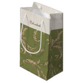 Elegant  Pattern Wedding Favor Klein Cadeauzakje (Voorkant Gekanteld)