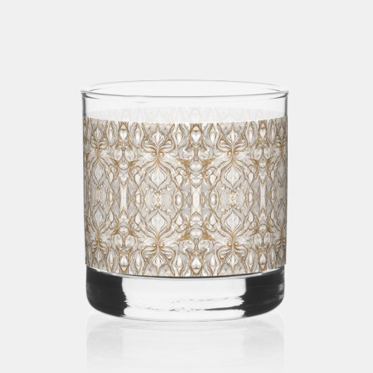 Elegant Pattern Whisky Glas (Voorkant)