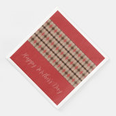 Elegant Patterned Designer Servet (Hoek)