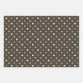 Elegant Patterns Blue Brown Mustard Beige  Inpakpapier Vel (Voorkant 2)