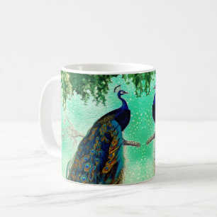 Elegant pauw artworkmug koffiemok