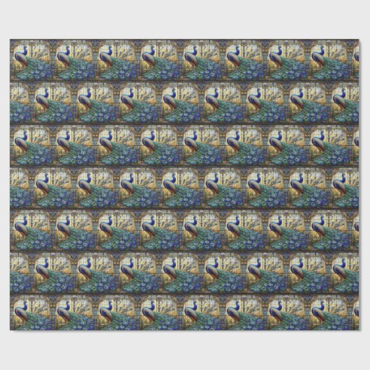 Elegant Pauw Gift Wrap papier (Vlak)