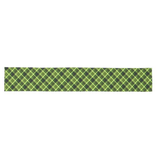 Elegant Pea Green Play Pattern Large Table Runner Lange Tafelloper (Horizontaal)