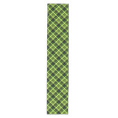 Elegant Pea Green Play Print Medium Table Runner Medium Tafelloper (Voorkant)