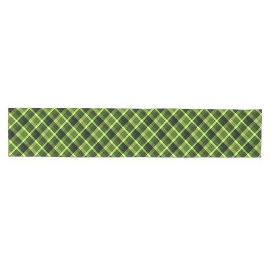 Elegant Pea Green Play Print Medium Table Runner Medium Tafelloper (Horizontaal)