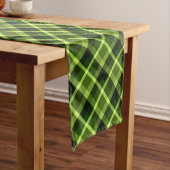 Elegant Pea Green Play Print Medium Table Runner Medium Tafelloper (Voorbeeld)