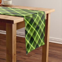 Elegant Pea Green Play Print Medium Table Runner Medium Tafelloper