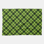 Elegant Pea Green Pset Pattern Kitchen Towel Theedoek (Horizontaal)