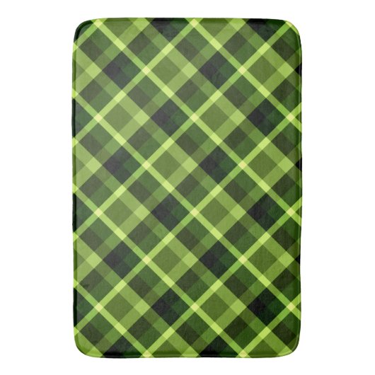 Elegant Pea Green Pset Pattern Large Bath Mat (Voorkant Verticaal)