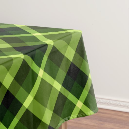 Elegant Pea Green Pset Pattern Medium Tablecloth Tafelkleed (Voorbeeld)