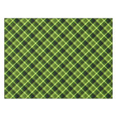 Elegant Pea Green Pset Pattern Small Tablecloth Tafelkleed (Voorkant (Horizontaal))