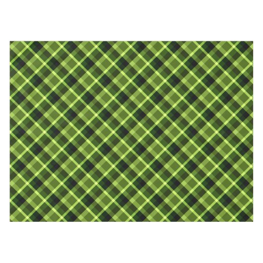 Elegant Pea Green Pset Pattern Small Tablecloth Tafelkleed (Voorkant (Horizontaal))