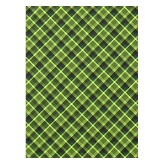 Elegant Pea Green Pset Pattern Small Tablecloth Tafelkleed (Voorkant)