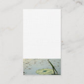 Elegant Peaceful Calm Lotus Soft Artistic Blank Visitekaartje (Achterkant)