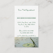 Elegant Peaceful Calm Lotus Soft Artistic Wellness Afsprakenkaartje (Achterkant)