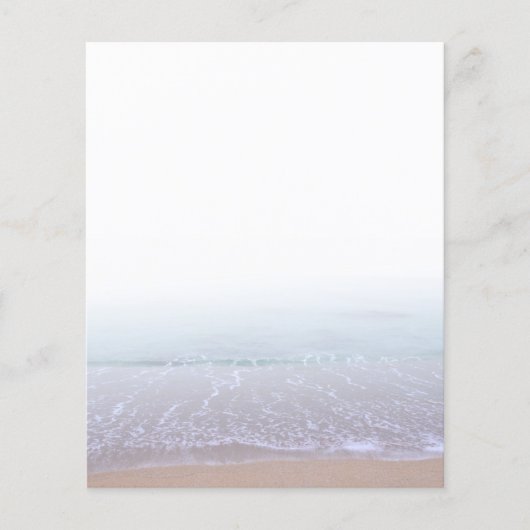 Elegant Peaceful Morning Beach Flyers (Voorkant)