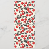 Elegant Peach Menu Card (Achterkant)