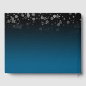 Elegant Peach Oceanic Blue Wedding a New Chapter Gastenboek (Achterkant)