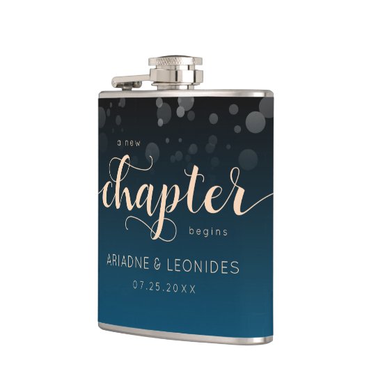 Elegant Peach Oceanic Blue Wedding a New Chapter Heupfles (Links)