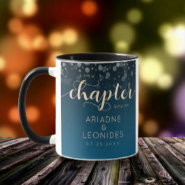 Elegant Peach Oceanic Blue Wedding a New Chapter Mok