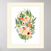 Elegant Peach Orchards Bunch Poster (Voorkant)