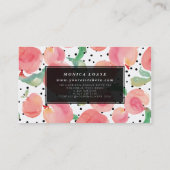 Elegant Peach Preppy, persoonlijk Visitekaartje (Achterkant)