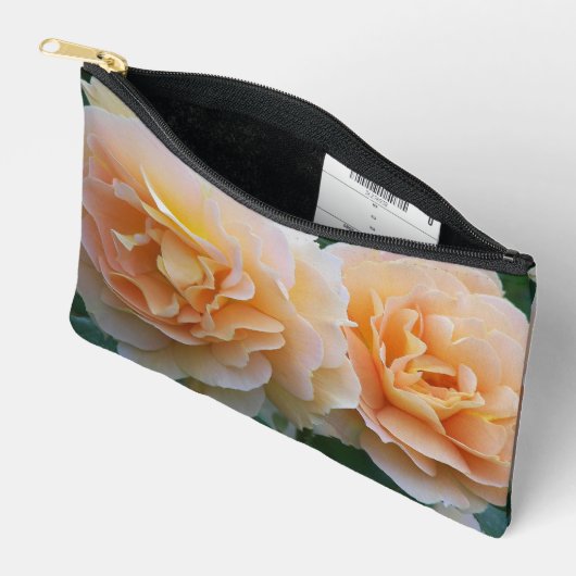 Elegant Peach Rozen Floral Etui (Open)