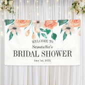 Elegant Peach Vrijgezellenfeest Personalized Spandoek