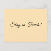 Elegant, Peach We hebben een adreswijziging verpla Informatiekaartje (Achterkant)